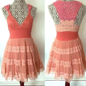 Free People vintage 100 degree Mini Dress